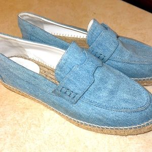 HERMES DENIM ESPADRILLES